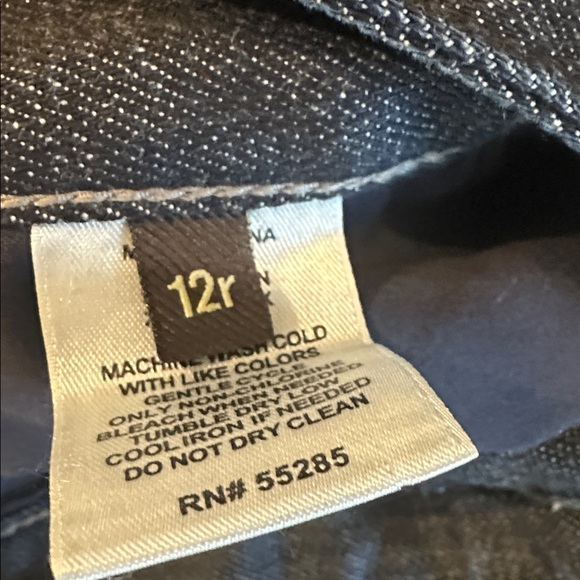 Express Dark Indigo Jeans - Eva Fit & Flare - Picture 3 of 6